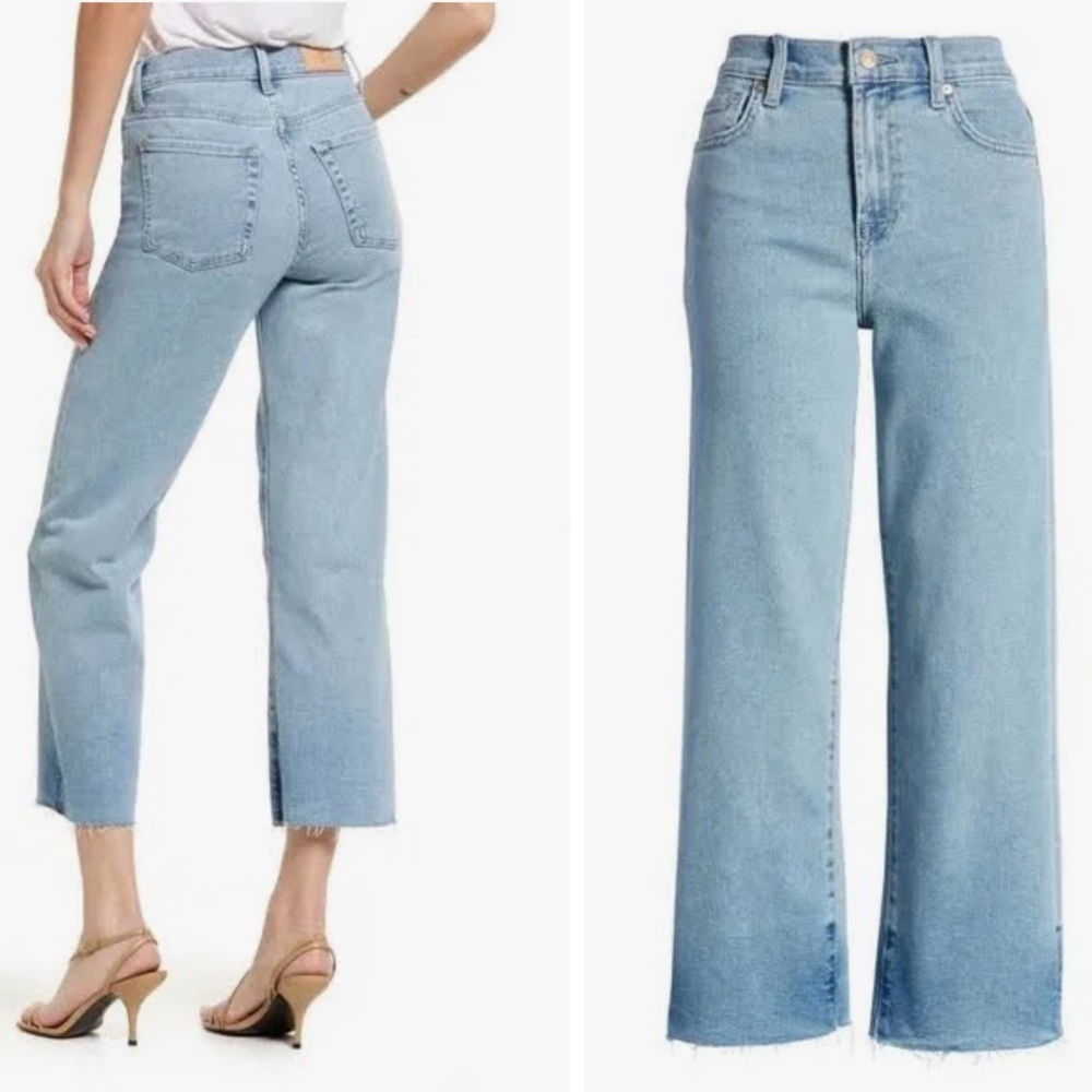 7 for All Mankind Luxe Vintage Alexa High Rise Cropped Jeans